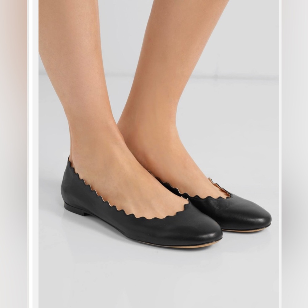 CHLOÉ Lauren Scalloped Ballet Flat (Women)